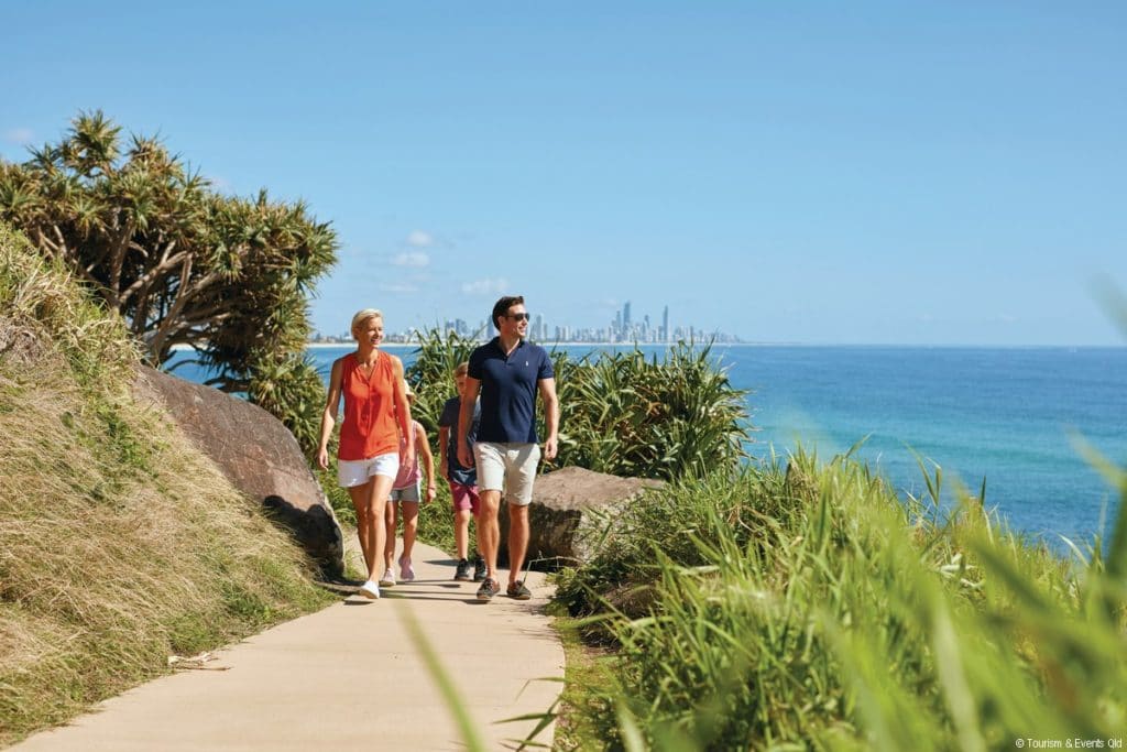Walking at Burleigh Heads