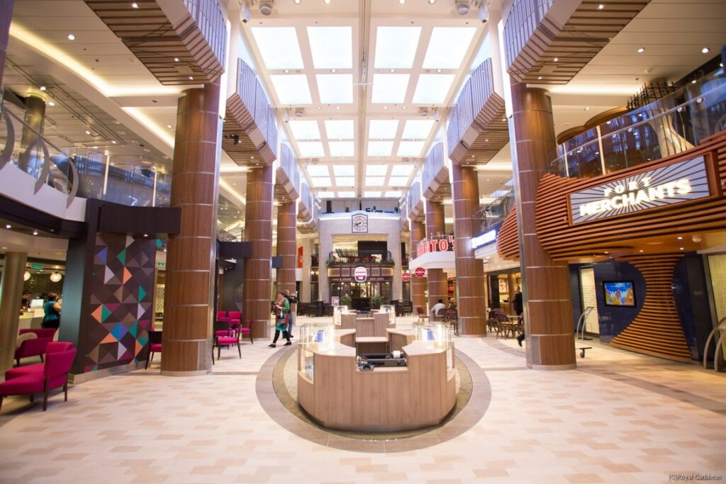 Royal Promenade on Quantum of the Seas