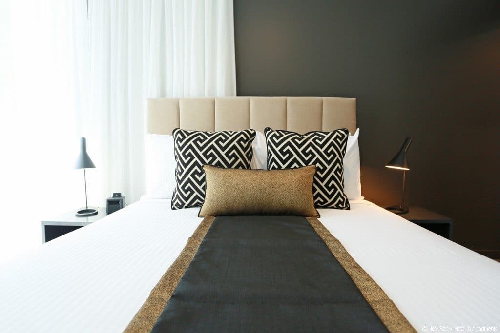 Alex Perry Hotel bedroom