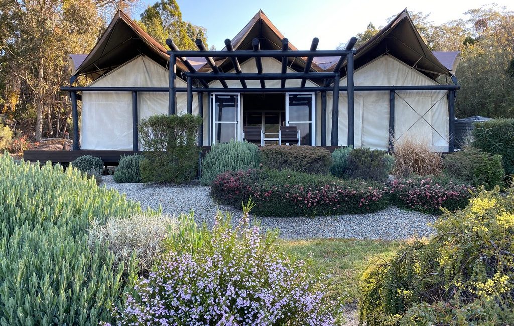 Alure glamping tent exterior