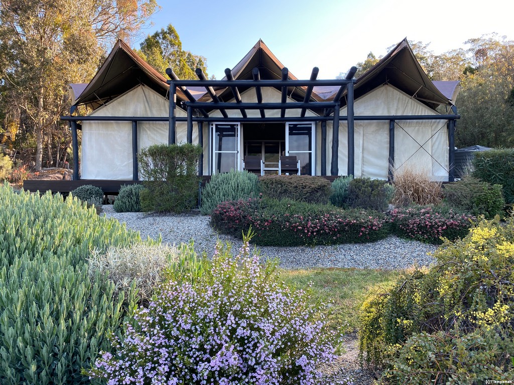 Alure glamping tent exterior