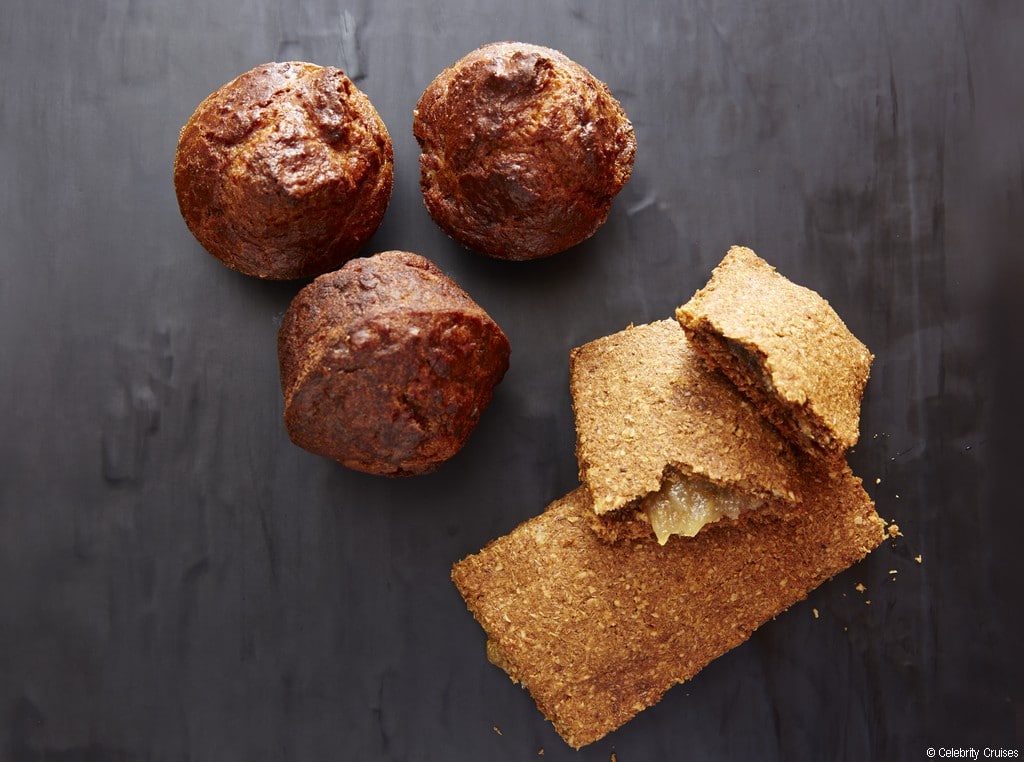 AquaSpa Cafe muffins and granola bars