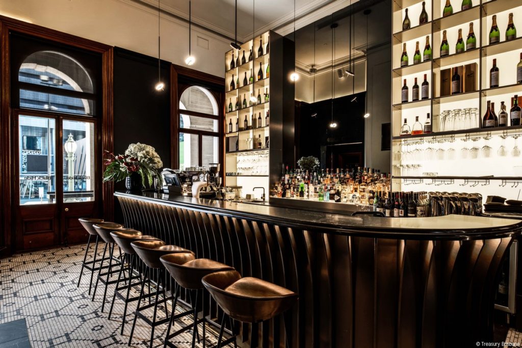 The bar at Black Hide by Gambaro at Treasury Brisbane
