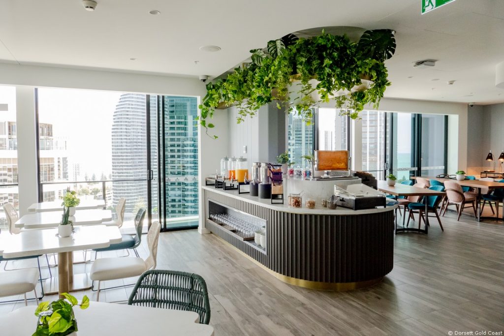 Executive lounge at the Dorsett Gold Coast