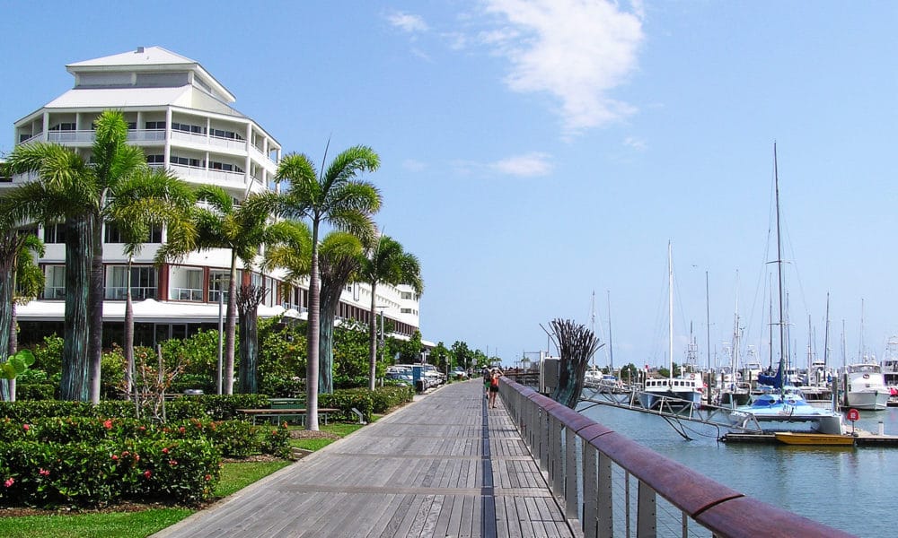 Cairns Esplanade and boardwalk