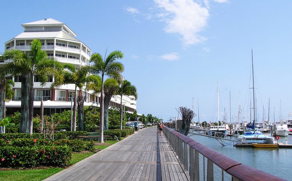 Cairns Esplanade and boardwalk