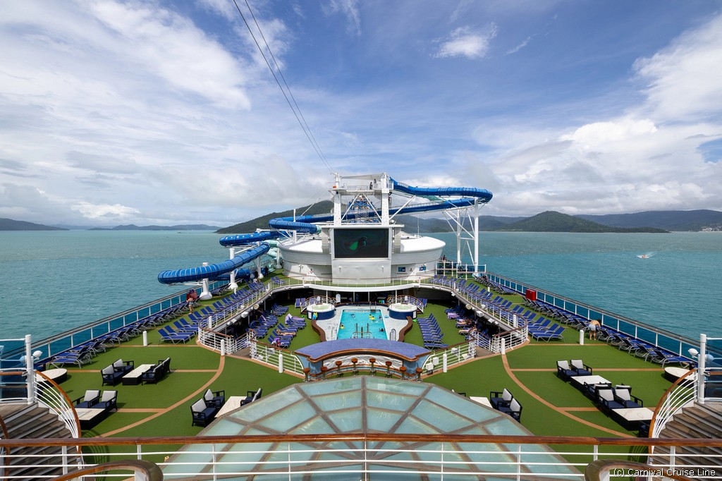 Carnival Adventure top deck