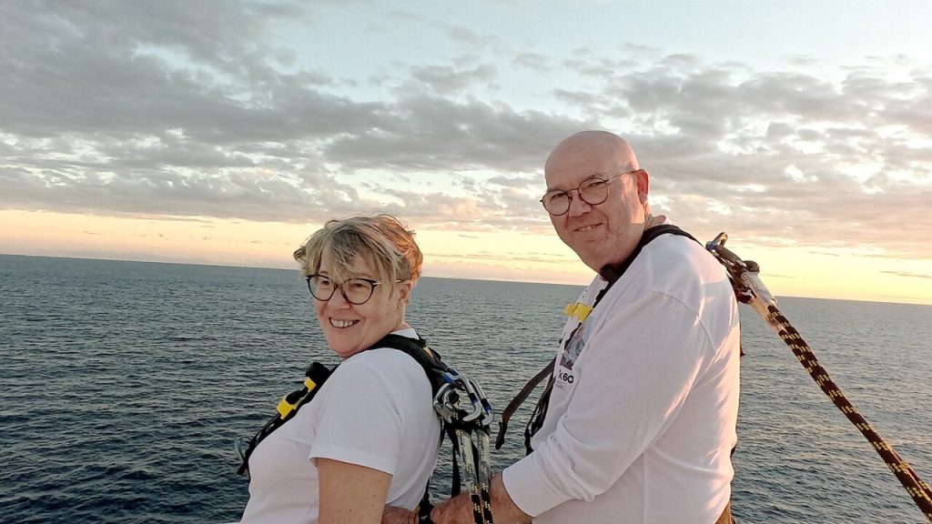 Carnival Encounter bridge walk