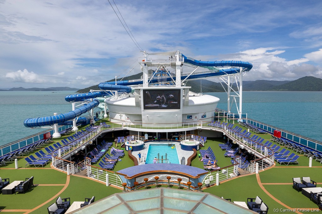 Waterslides on Carnival Encounter