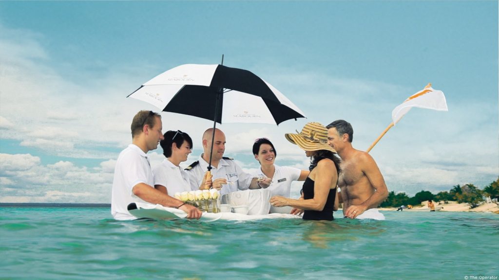 Eat caviar in the sea with Seabourn