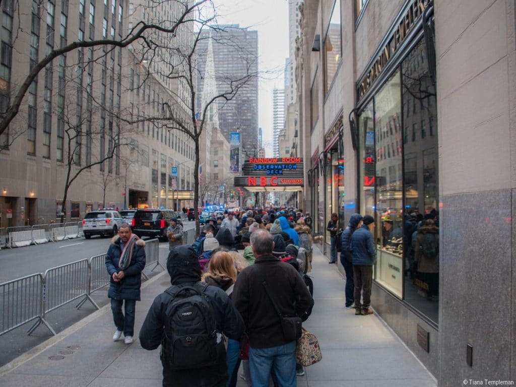 Top of The Rock queue