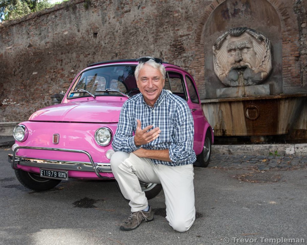 Alvise and his vintage Fiat, Sophia Loren