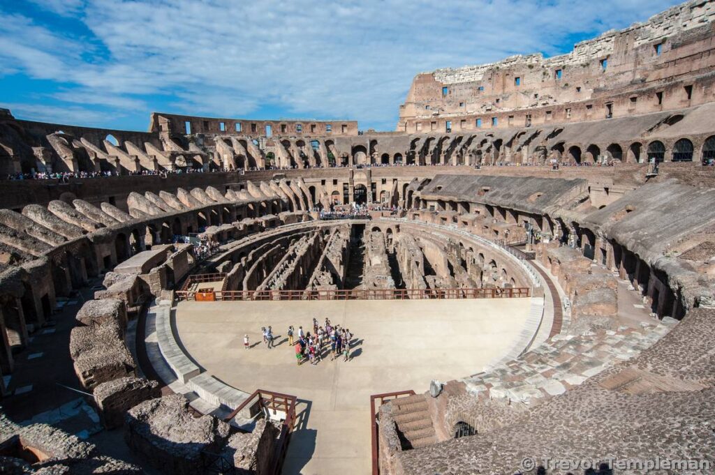 Inside the Colosseum
