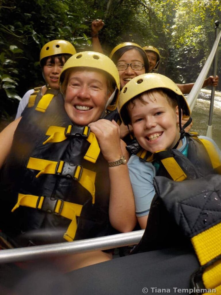 Rafting fun on the Ayung