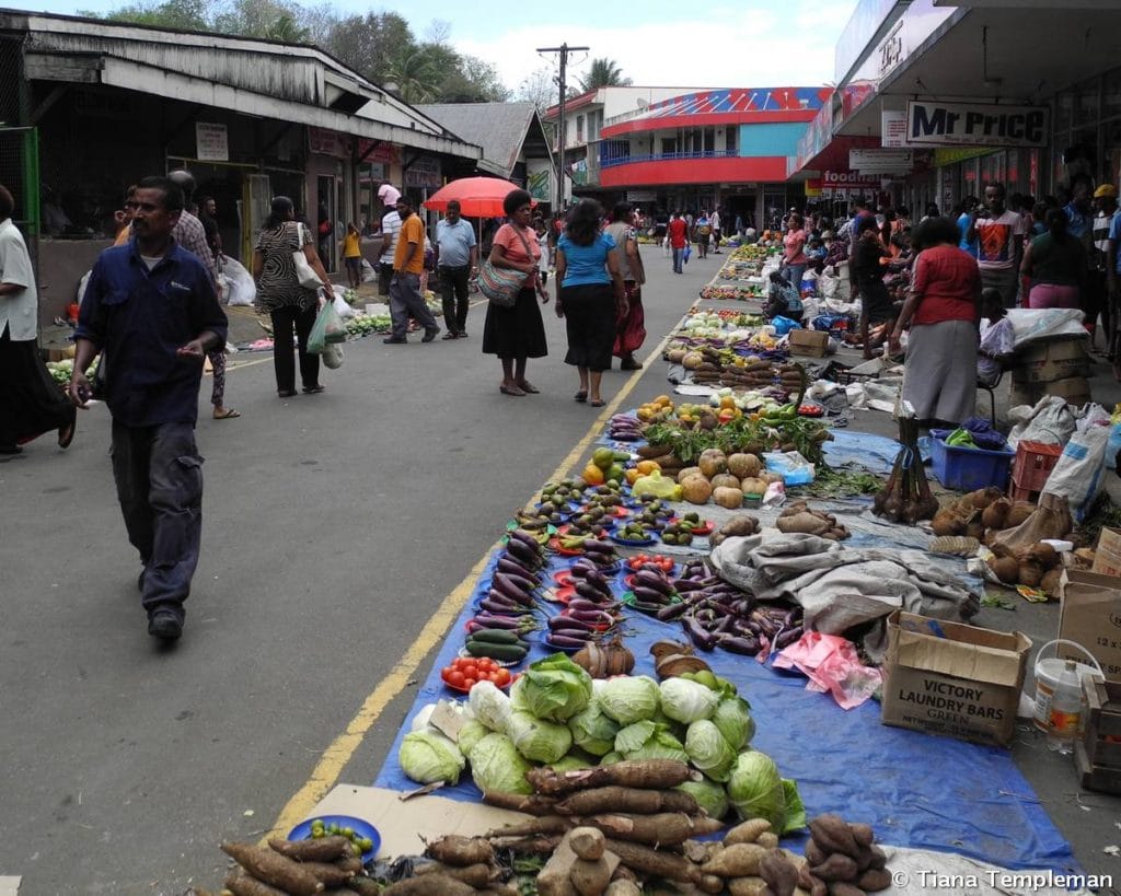 Local colours and flavours at the Sigatoka market
