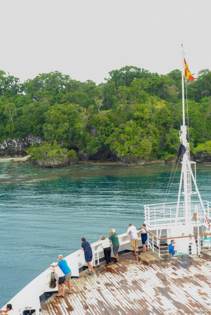 Kiriwina Island arrival