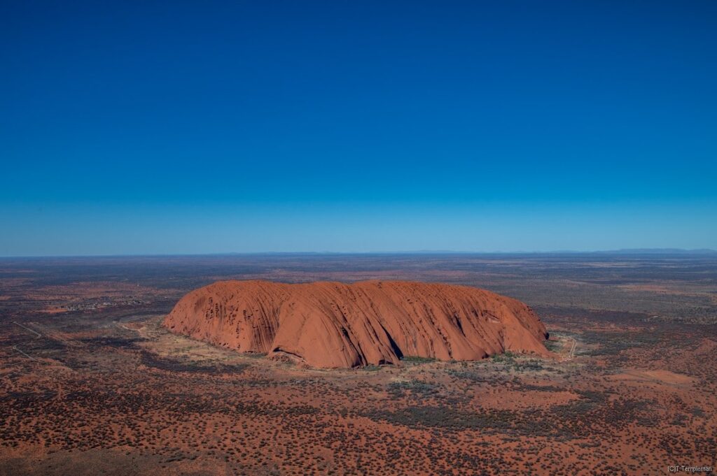 Uluru from the air
