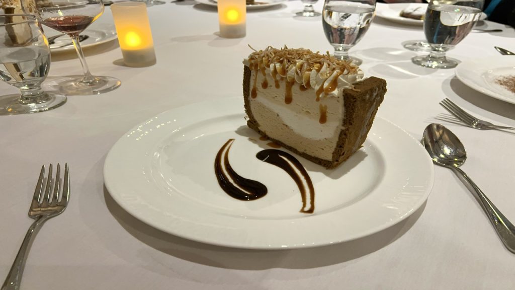 Dessert at the Carnival Encounter Trattoria