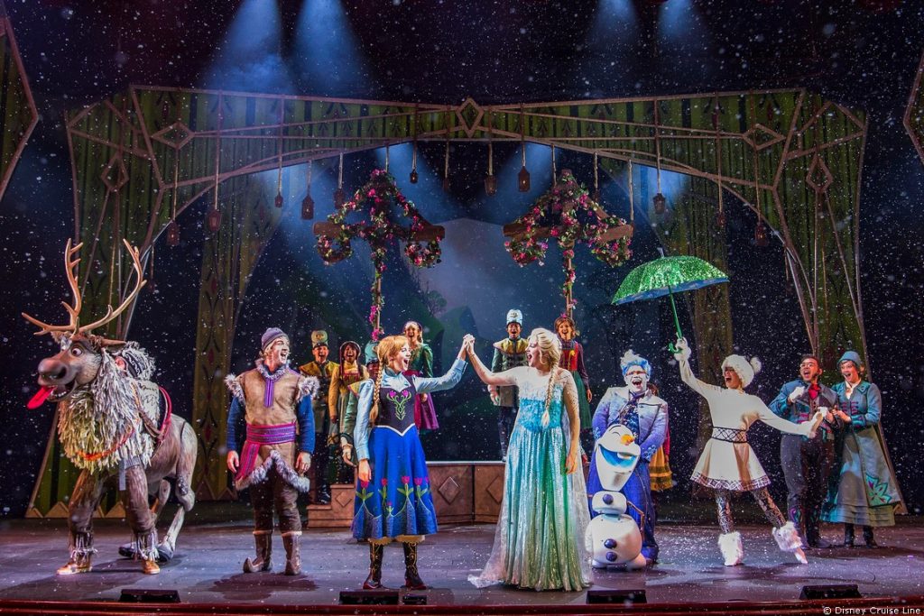 "Frozen, a Musical Spectacular" on Disney Wonder