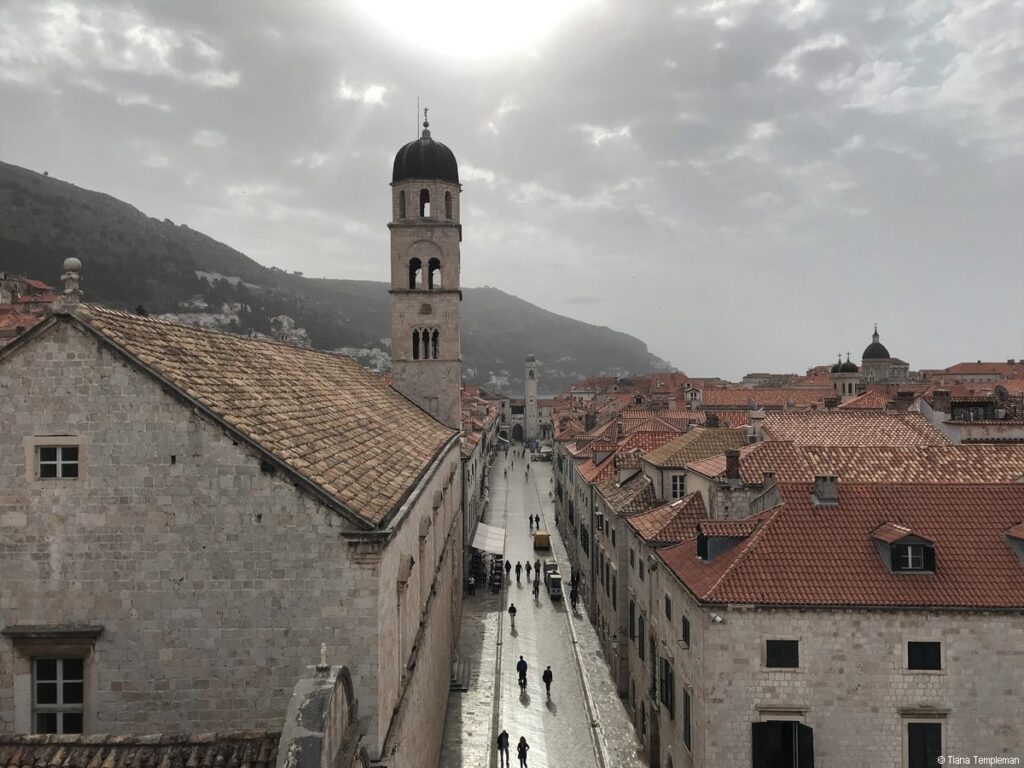 View from Dubrovnik's city walls