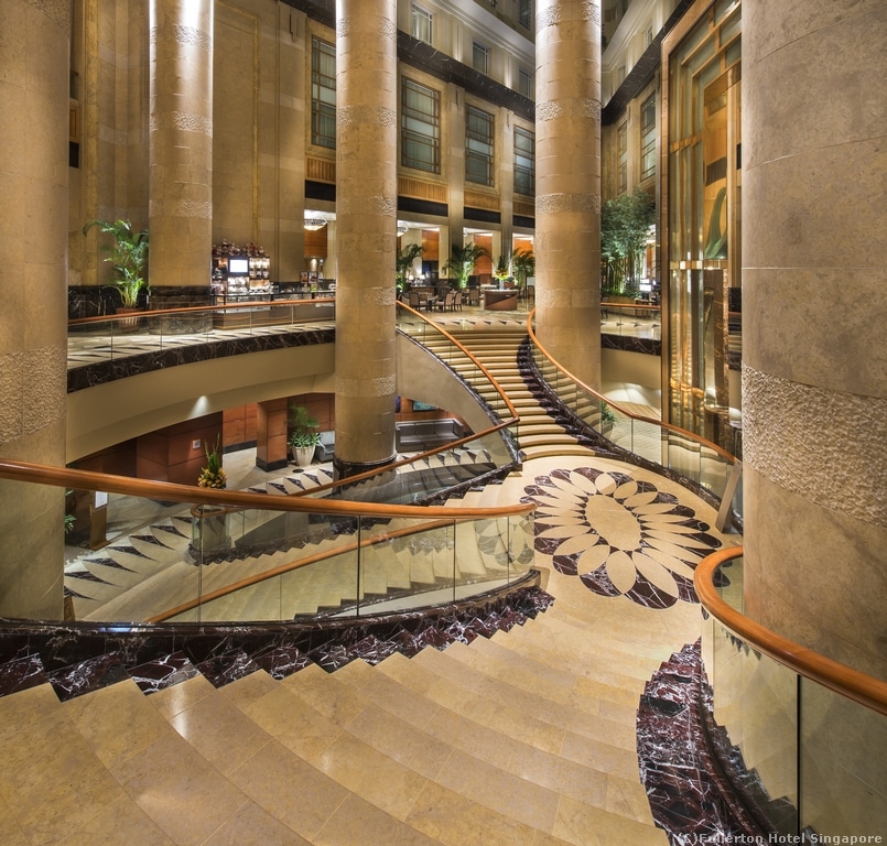 Grand Staircase - The Fullerton Hotel Singapore