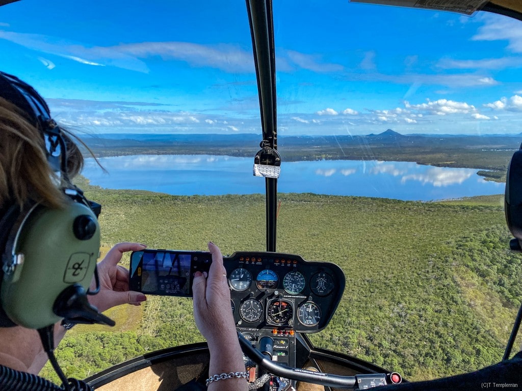 Perfect flying condition near Lake Weyba