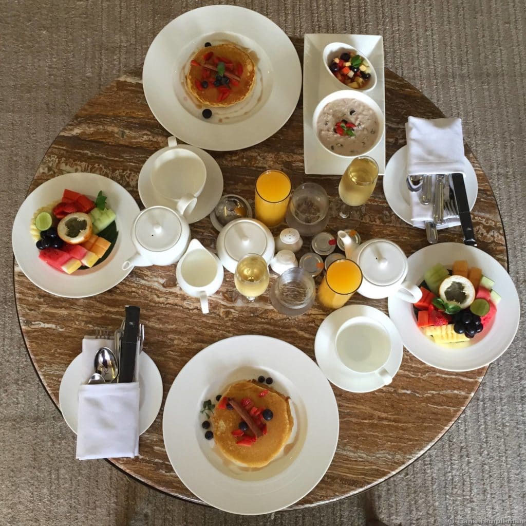 Ritz Carlton Bali breakfast