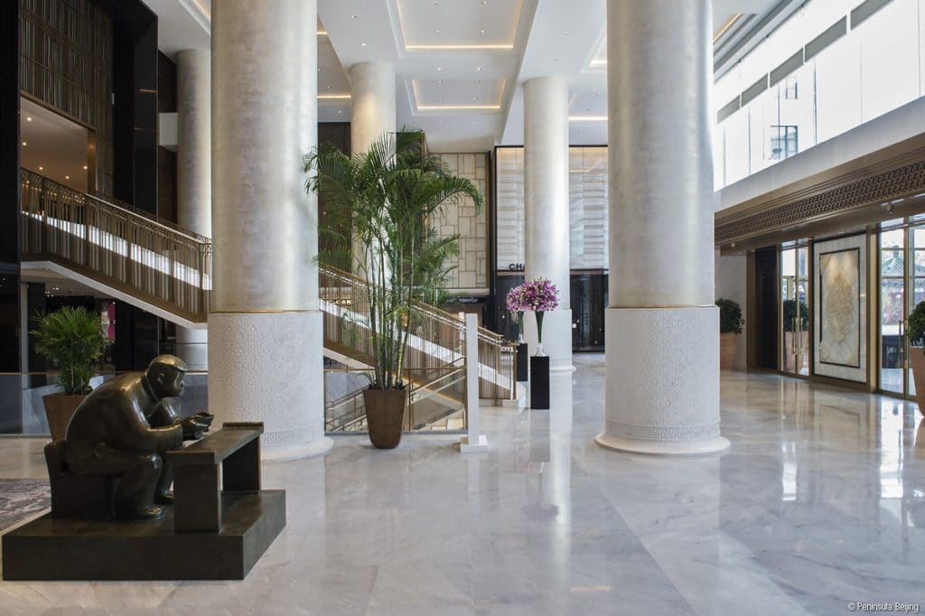 Peninsula Beijing lobby
