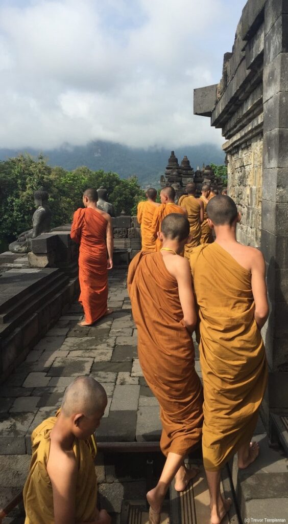 Borobudur monks