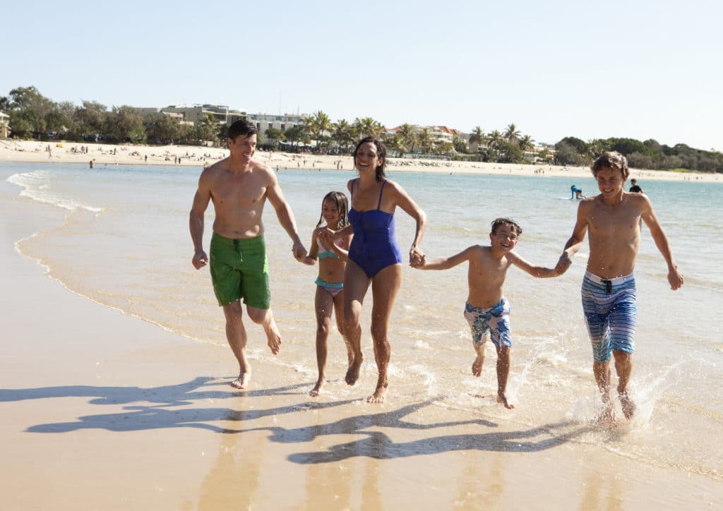 Noosa Beach family