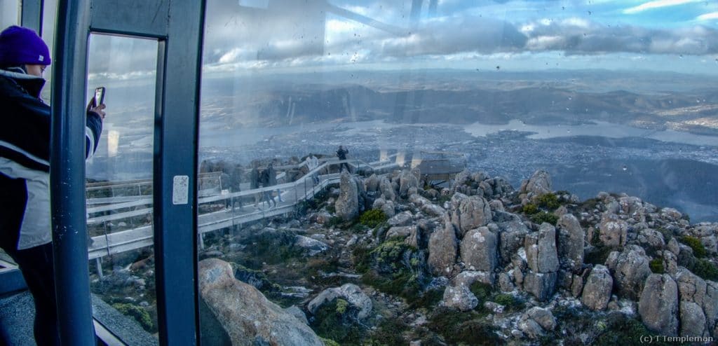 Staying Warm on Mt Wellington Hobart
