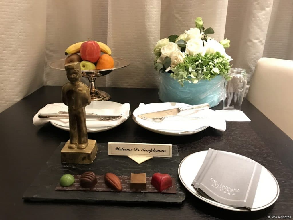 Peninsula Beijing welcome gift