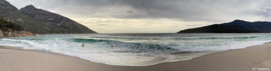 Swimming at Wineglass Bay