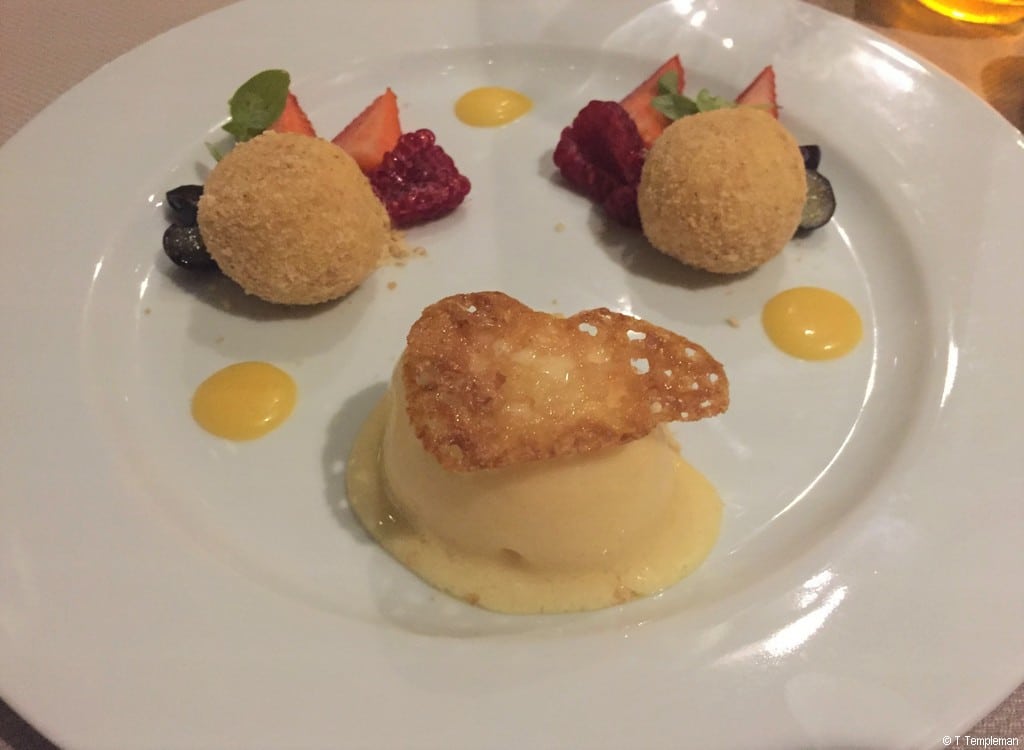 Scallop entree at Murano