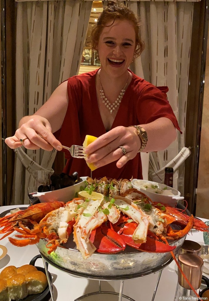 Specialty dining on Cunard's Queen Elizabeth