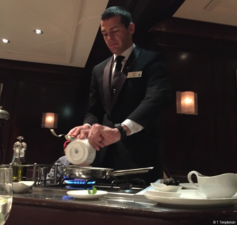 Tableside cooking at Murano