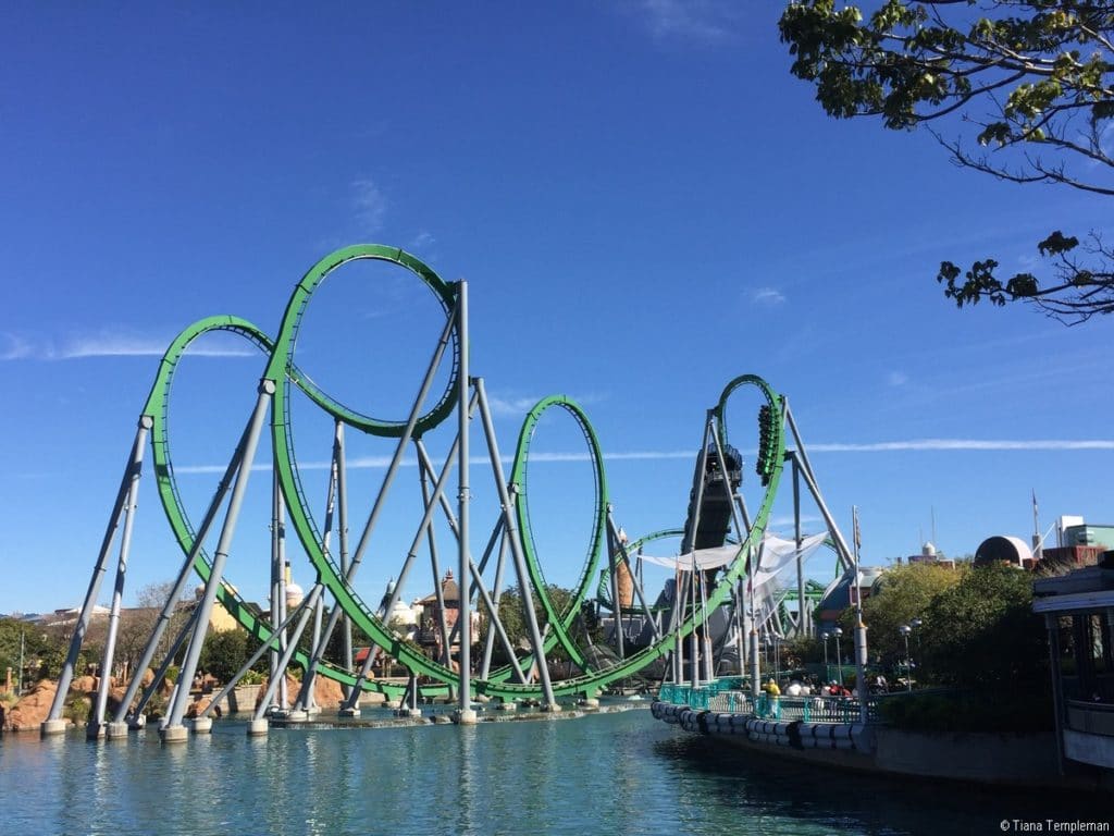 Universal Studios Orlando roller coaster