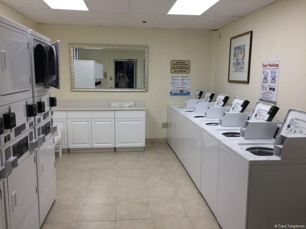 DoubleTree by Hilton Hotel at the Entrance to Universal Orlando guest laundry