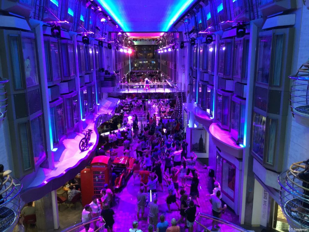 Zumba on the Royal Promenade