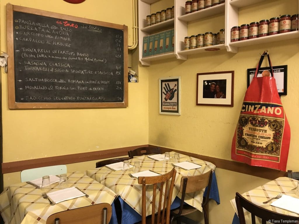 Eating Italy food tour restaurant