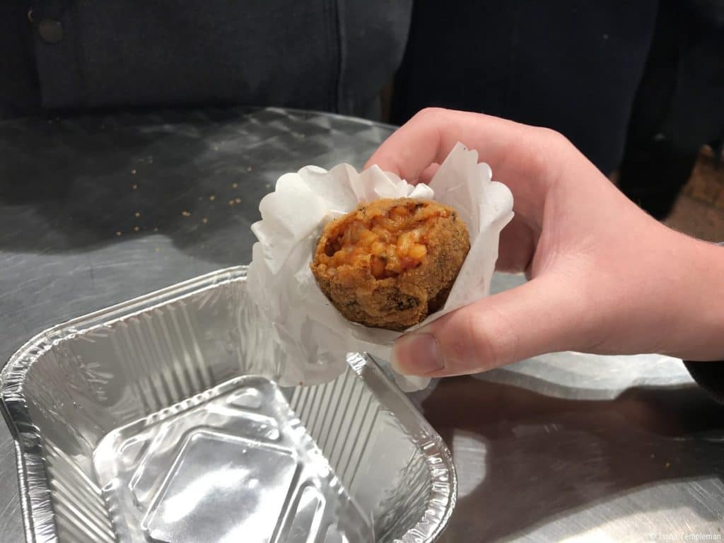 Suppli on our Eating Italy food tour 