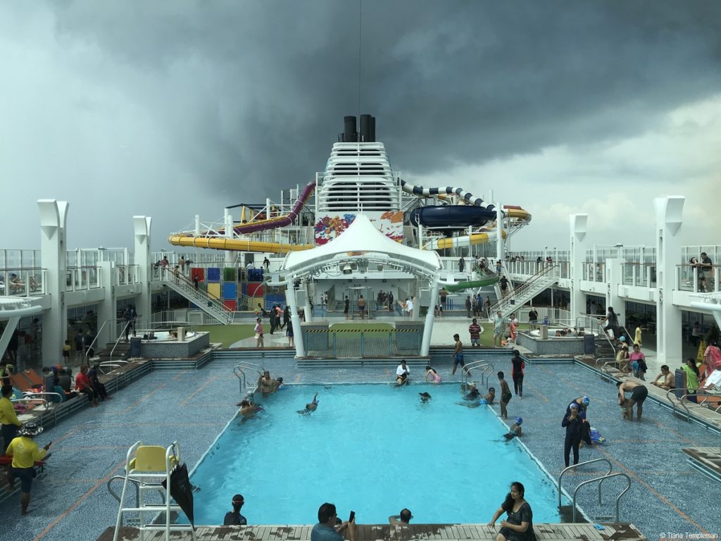 Swimming pool on the main deck