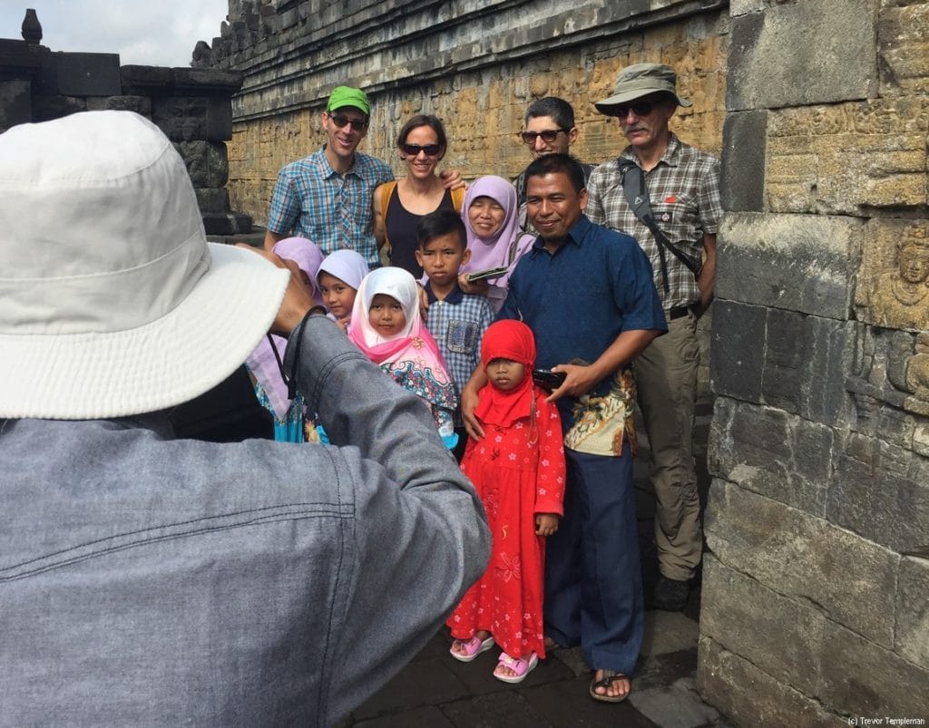 Borobudur visitors