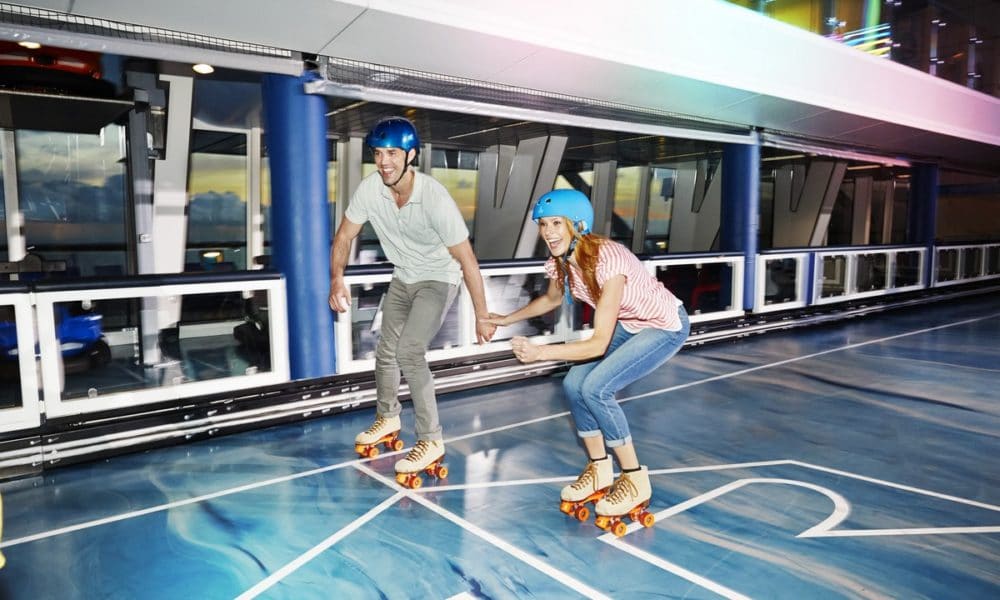 Rollerskating on Ovation of the Seas