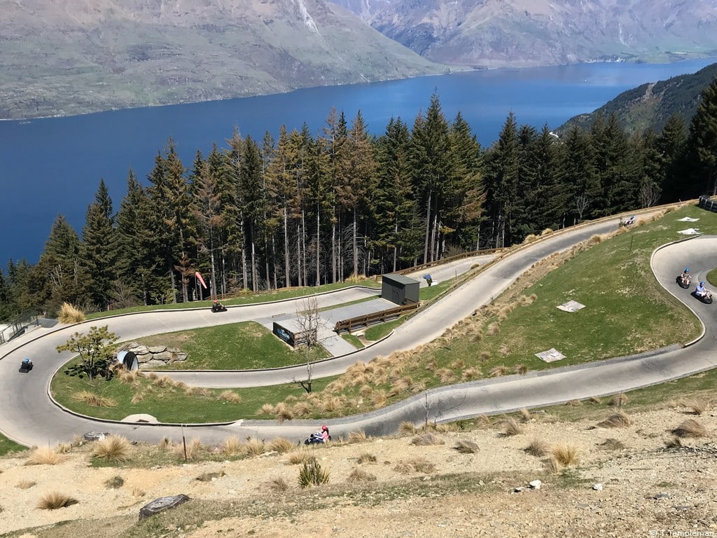 Luge track at Bob's Peak