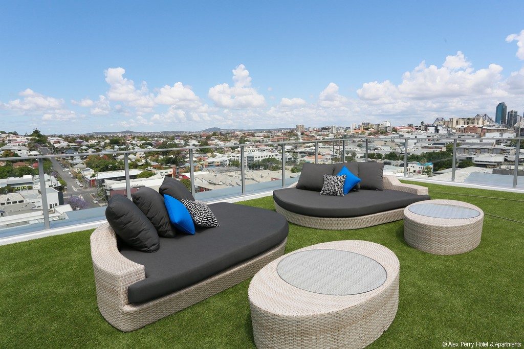 Alex Perry Hotel rooftop area