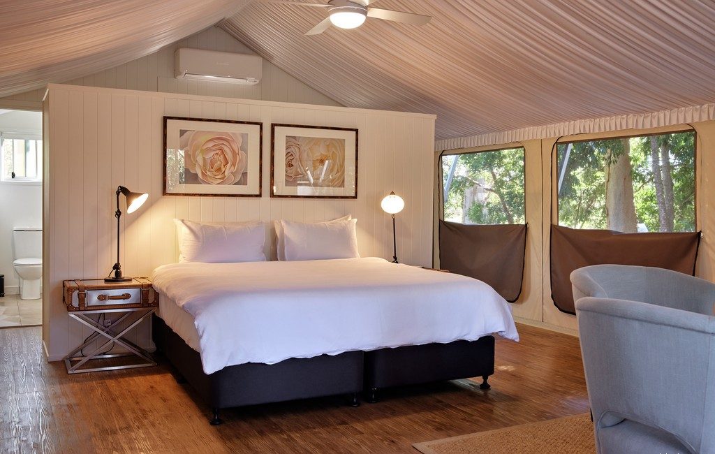 Sanctuary by Sirromet glamping tent