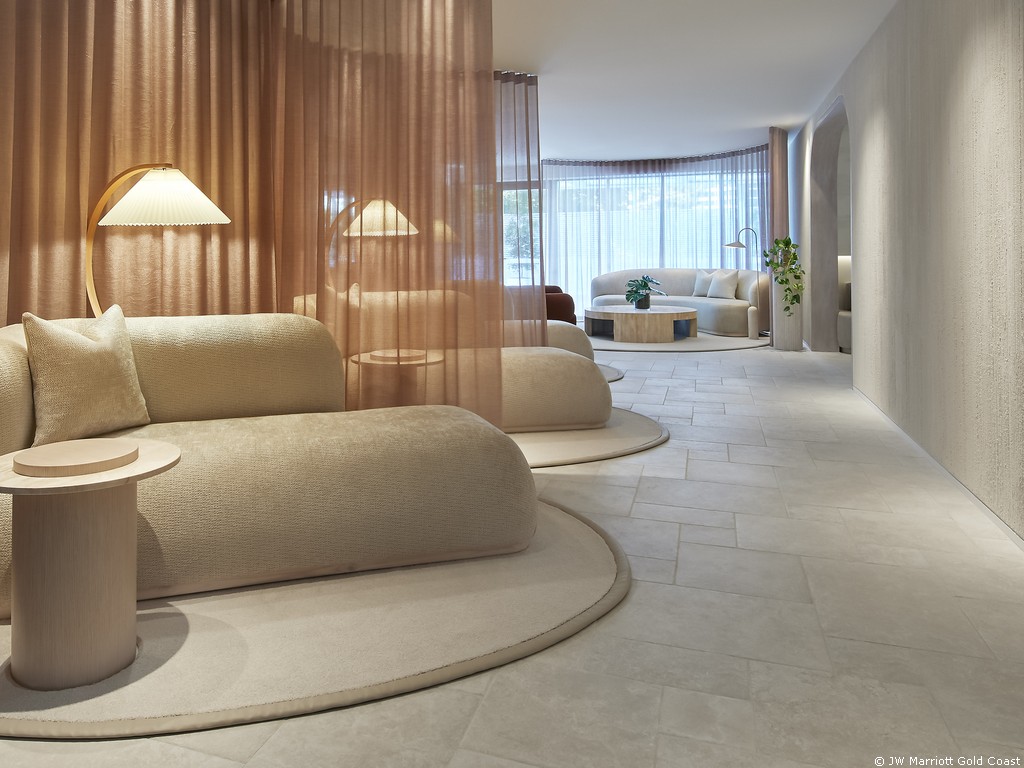 Relaxation area at the JW Marriott Gold Coast spa 