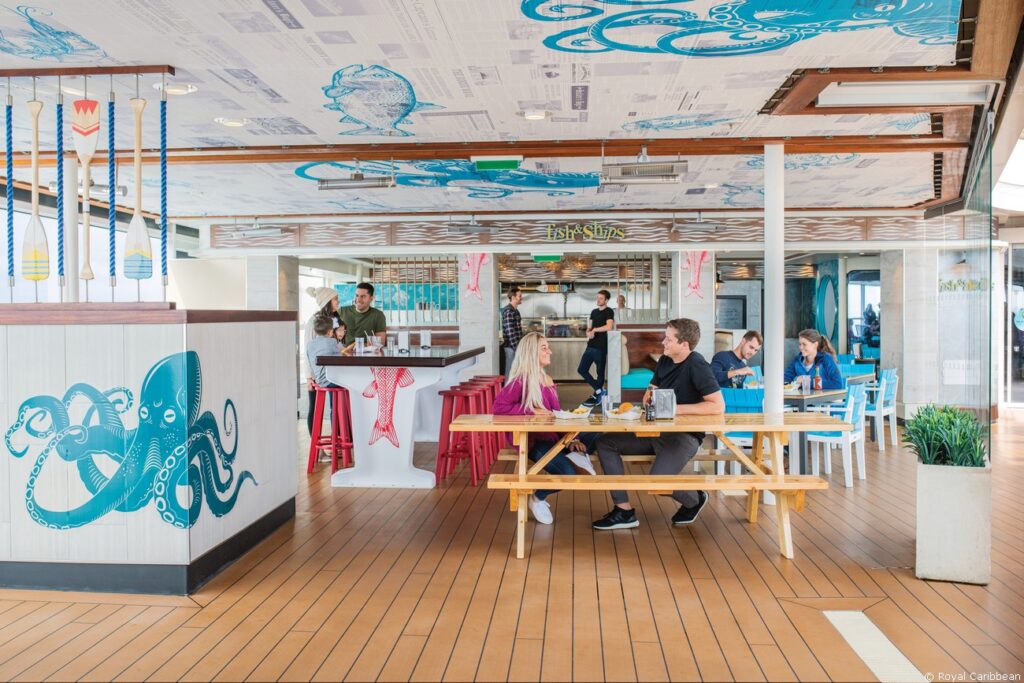 Fish & Ships on Ovation of the SEas