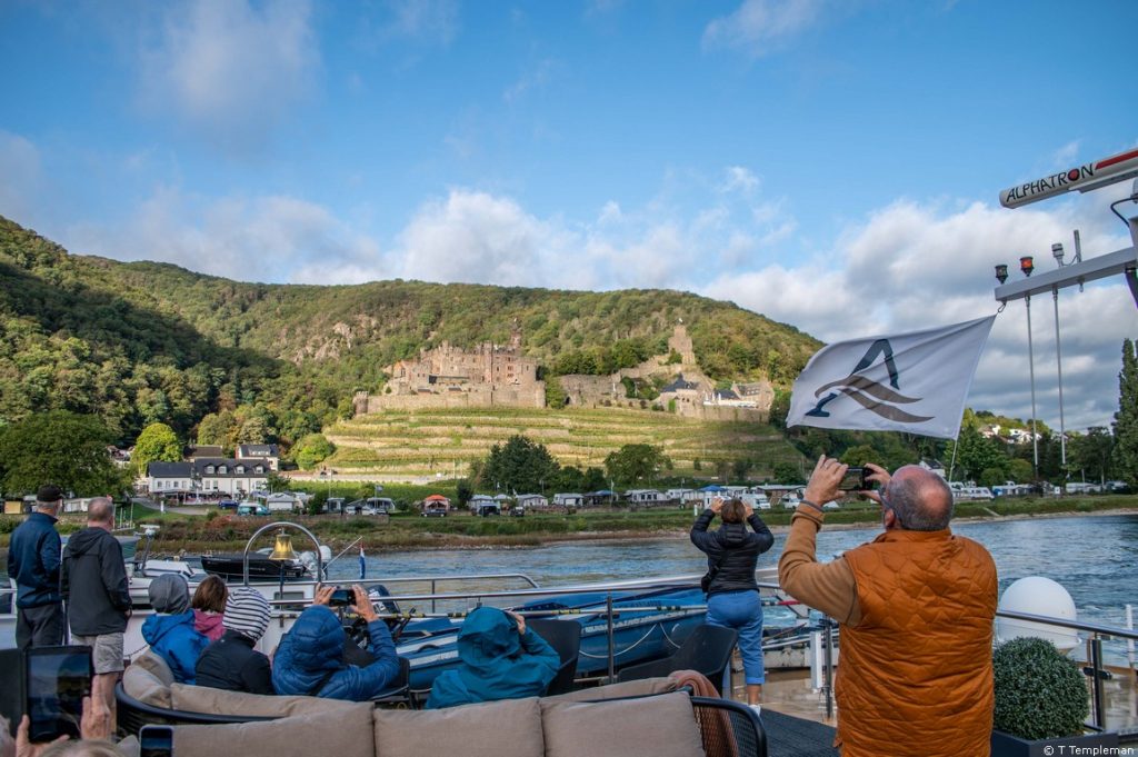 Spotting castles on our Avalon Waterways Rhine River Cruise